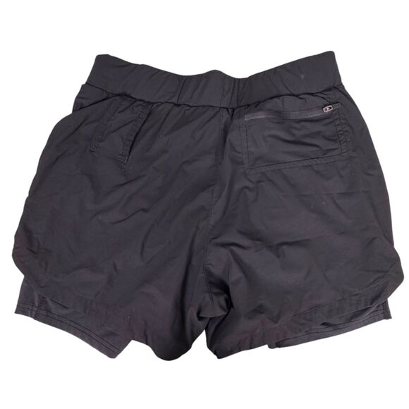 ASRV Tetra-Lite Black Pull On Drawstring Lined Running Shorts Men's Size Medium - Picture 2 of 2